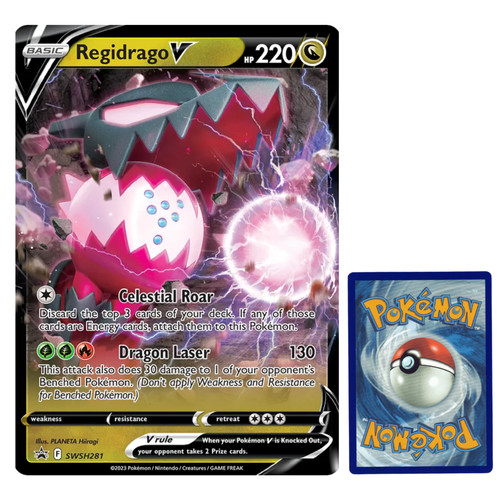 Pokemon regidrago jumbo xxl - pokemon, v