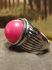 Finger Ring Gr 64 in Silber Einzelstück Tunte Transe TV Requisite Paparazzi