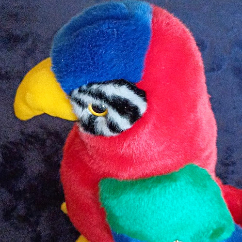 Papagei plüschtier vogel - papagei,