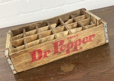 ORIG USA DR. PEPPER GETRÄNKEKISTE 1960´s HOLZKISTE KISTE VINTAGE FORREST GUMP CO