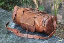 Neu Herren Echtleder Gepäck