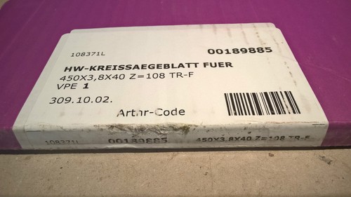 Leuco topline sägeblatt 450 - topline,
