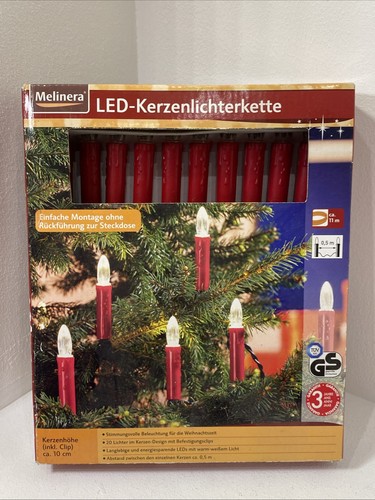 Led kerzenlichterkette 20 - -,