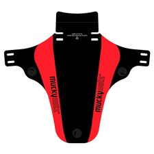 Front Fahrrad Schutzblech Mucky Nutz Front Face Fender V2 schwarz/rot