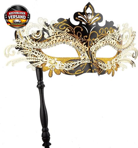 Venezianische maske damen mit - maske,