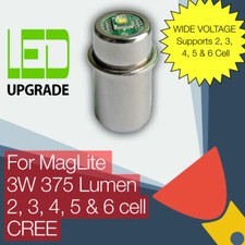 MagLite LED Umbau Upgrade Birne 2D 2C 3D 3C 4D 4C 5D 6D Taschenlampe Taschenlampe
