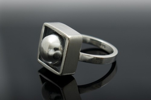 Ring silber 835 design - silber,