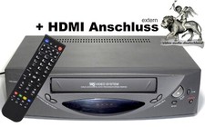 VHS Videorecorder +HDMI direkt Anschluss/gewartet +1 Jahr Garantie Videorekorder
