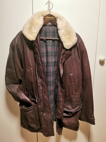 Winterjacke lederjacke braun - winterjacke,