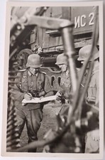 Orig. WW2 Foto-AK Feldpostkarte Marschbatterie Sturmgeschütz Ers. Abteilung 200