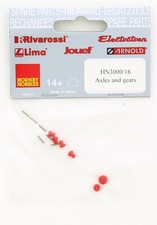 Arnold HN3000/16 Zahnräder und Achsen; je 6 Stück N neu OVP