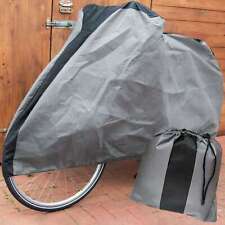 Premium Roller Fahrrad Plane Polyester 200 x 110 cm mit Tasche GRAU - SCHWARZ
