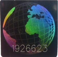 3D Hologramm Siegel Welt