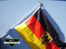 Fahnenstange Alu weiß mit