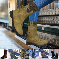 Klassisch Damen Schneestiefel