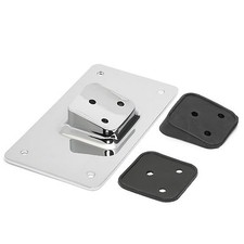 Kennzeichenhalter Chrom Lay Down Type für Harley 84-22 Softail Dyna Sportster HD