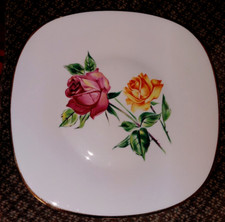 Winterling röslau Bavaria goldrand Rosendekorteller,