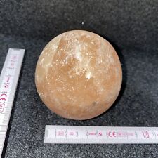 Orange Selenit Sphere, Kugel, Durchmesser:8cm, Rohstein, Heilstein,total: 700g