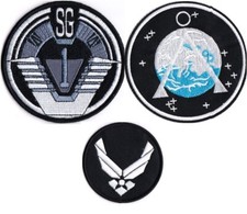 Stargate Lot 3 Abzeichen 1. Version Stargate SG1 Team 1. Version Patch Lot