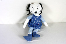 Ikea Stofftier weiße Katze mit Kleidchen Fabler Katt  *