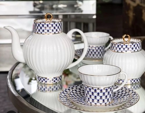 Imperial porcelain tea set - porcelain,