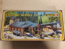 Faller H0 365 Gebäude Bausatz Sägemühle Sägewerk Exclusiv Modell von 1997 (P330)