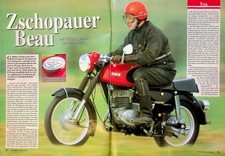 Oldtimer Markt 2480) MZ ETS 250 mit 19PS in einer seltenen Vorstellung auf 8 Sei