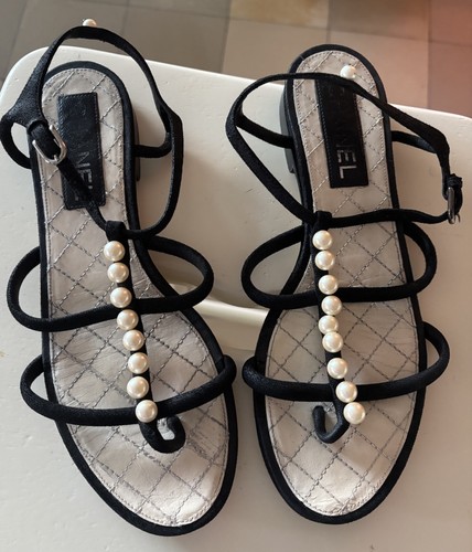 Chanel flats sandalen - chanel,