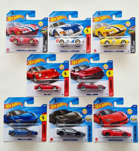 8er hot wheels ferrari - 8er-hot, set-