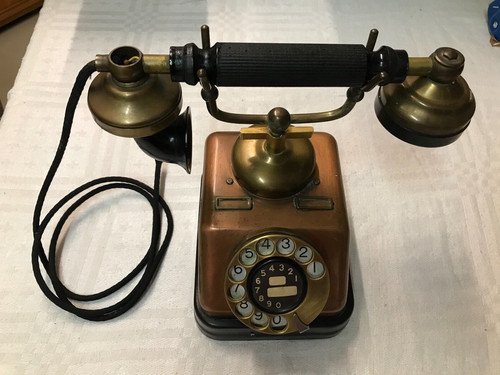 Nostalgisches telefon zum - nostalgisches,