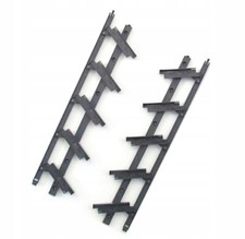 Mechanismus Schienen 50 cm für verstellbare drehbare Lamellen Sichtschutz-Anthra