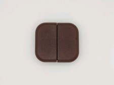 TOP Busch Jäger LX Serienwippe  mahagoni braun 201 Doppelwippe f. Serienschalter