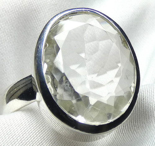 Bergkristall ring 925 - ✨bergkristall,