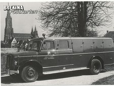 1 AK Brekina Postkart Magirus Tanklöschfahrzeug TLF 15/50 Omnibusform   xX