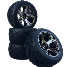 Truggy Reifen Felgenset REVIL Street 5-Lochfelge titanium 1:10 4er Set partCore