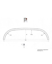 6x Leimholzbogen 250 Bauwagen