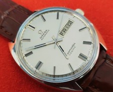 TOP OMEGA Seamaster Cosmic Automatic C.752 Gold Dial 36m Daydate funktioniert 1A