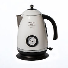 Elektrischer Wasserkocher "STYLE" 1,7 L im Retro-Style, Edelstahl 2200w