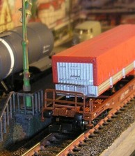 1:160 Roco 25469 Einheitstaschenwagen der FS mit 40" Auflieger Arcese