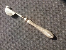 Zitrusschäler / Orangenschäler Jugendstil / Art Deko Silber / Stahl 16,5 cm  TOP