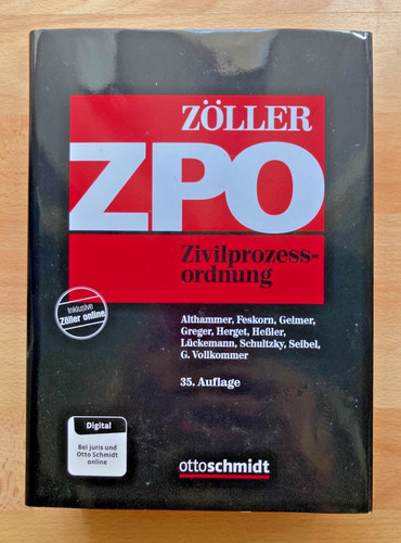 Zivilprozessordnung zpo - -,