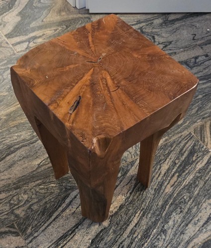 Massiver teakholz hocker - massiver, ca