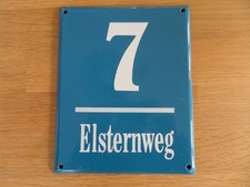 Emailschild 7 Elsternweg