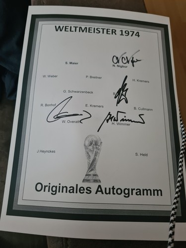 Unikat orignale autogramme - orignale,