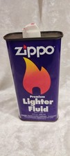 1 alte Zippo Benzin Lighter Fluid 355 ml oder  12 fl oz.Nachfüll Blechdose  USA 
