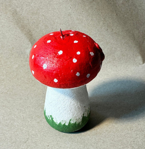 Christbaumschmuck watte pilz - christbaumschmuck,
