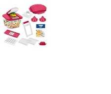 B-Ware Genius Nicer Dicer Chef Professional 16 tlg. mit 37% größerem Behälter