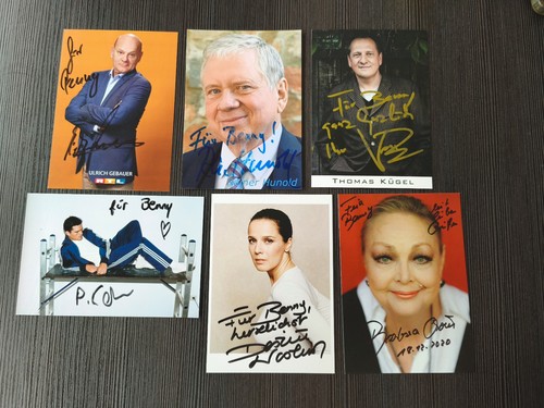 Original autogrammkarte aus - original,