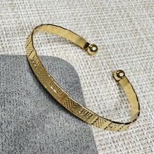 Vergoldeter Armreif 6 cm –