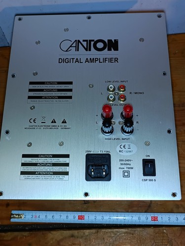 Canton csp500 sub 500 s - csp500,